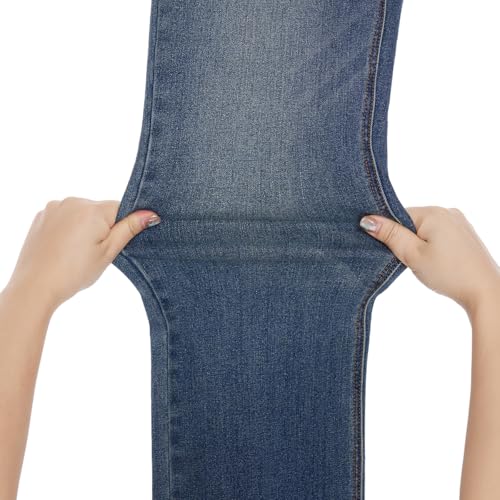 BlueMoment Women High Rise Vintage Micro Flare Stretch Bootcut Flare Retro Wash Stylish Denim Casual Stitched Comfortable2