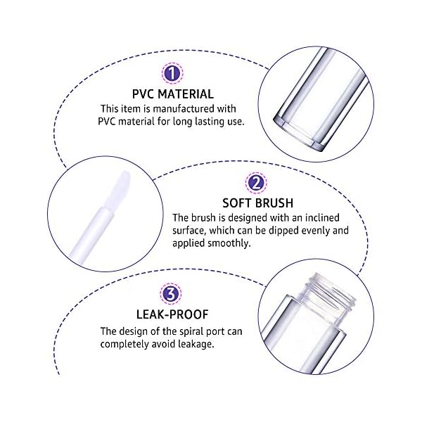 20-Pack-Diamond-Lip-Gloss-Tubes-with-Wand-5ml-Empty-Rhinestone-Lip-Gloss-Containers-Cute-Lipgloss-Bottles-Crystal-Lip-Gloss-Supplies-Kit-2pcs-Syringes-5pcs-Mylar-Bags-Labels-for-DIY-Lip-Gloss-Base AMORIX 20 Pack Diamond Lip Gloss Tubes with Wand 5ml Empty Rhinestone Cute Lipgloss Bottles/Containers Crystal Lip Gloss Supplies Kit + 2pcs Syringes + Labels for DIY Lip Gloss Base