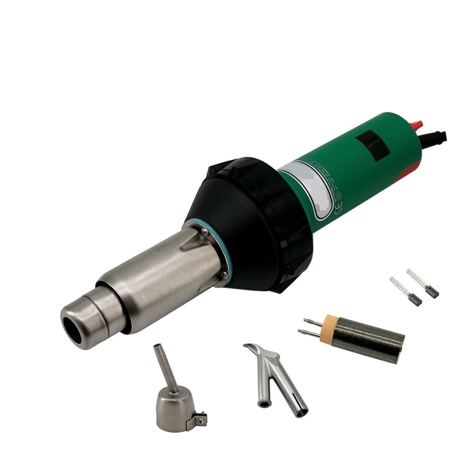 Pistolet termiczny Zestaw do spawania tworzyw sztucznych 2000 W opalarka zgrzewarka do tworzyw sztucznych zestawy do spawania dachów, wyświetlacz temperatury 20-700 stopni + automatyczne chłodzenie, d