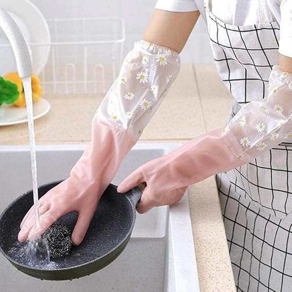 Heavy Duty Safety Hand Gloves for Men & Women | Industrial Grade Rubber Coated Work Gloves for Construction, Gardening, Mechanical, Warehouse & DIY Use (1 Pair)-image-49