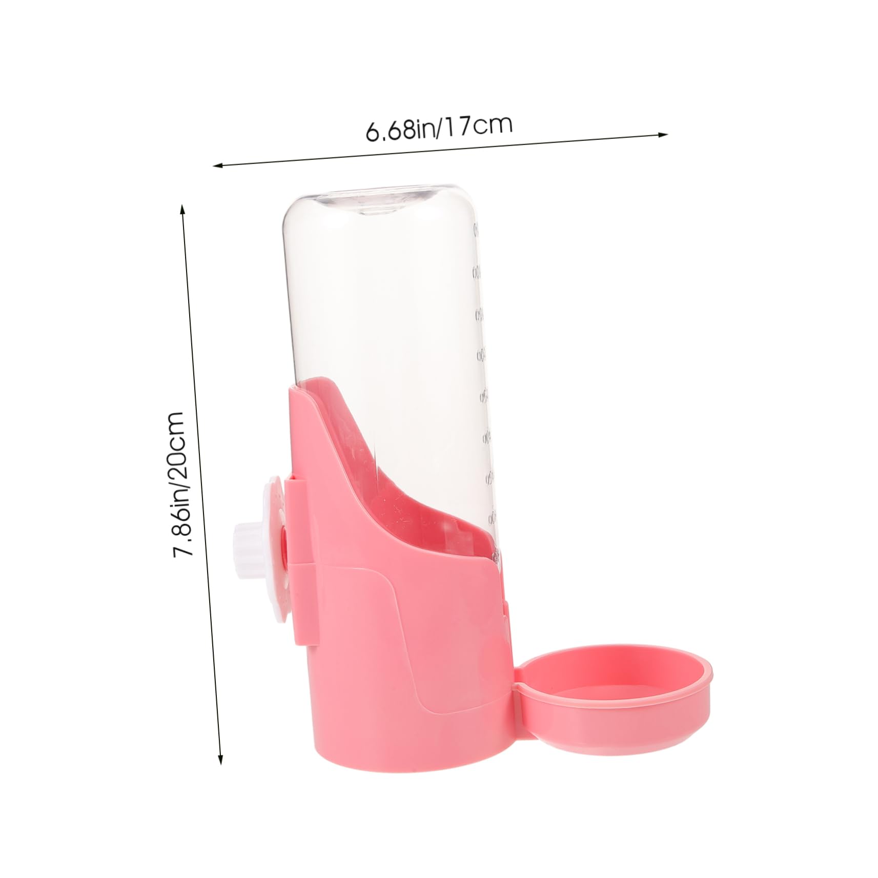 Totority Cat Dog Feeder Hanging Automatic Water Dispenser Secure Pet Feeding for Cage