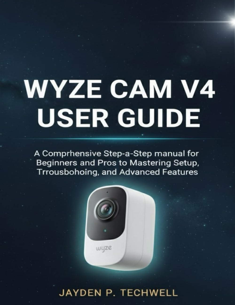 WYZE CAM V4 USER GUIDE: A Comprehensive Step-by-Step manual for Beginners and Pros to Mastering Setup, Troubleshooting, and Advanced Features