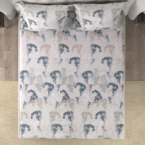 Image of Cloth Fusion Glace Cotton Elastic Fitted Bedsheet King Size 78x72 inch