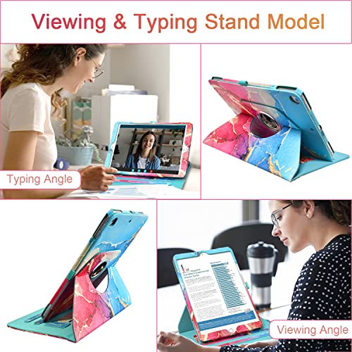 ZoneFoker Case for iPad 9th/8th/7th Generation, iPad 10.2 inch Case 2021/2020/2019, 360 Degree Rotating Stand - Image 4