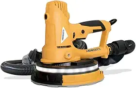 Lixadeira de Parede 220V MLP 710 LED – 710W | Iluminação LED, Sucção Interna, 6 Lixas Inclusas, Fixação por Velcro, Cabo Ergonômico e Cabeça Articulada – Ideal para Gesso, Teto e Parede