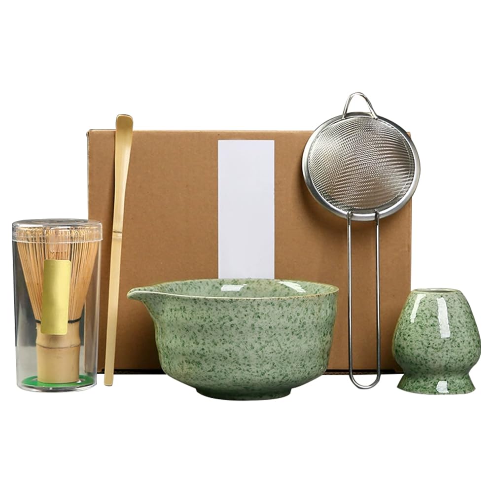 The Matcha Kit Matcha Complet - Bol, Fouet Bambou, Tamis Et Accessoires Thé Japonais Fouet Bambou Matcha
