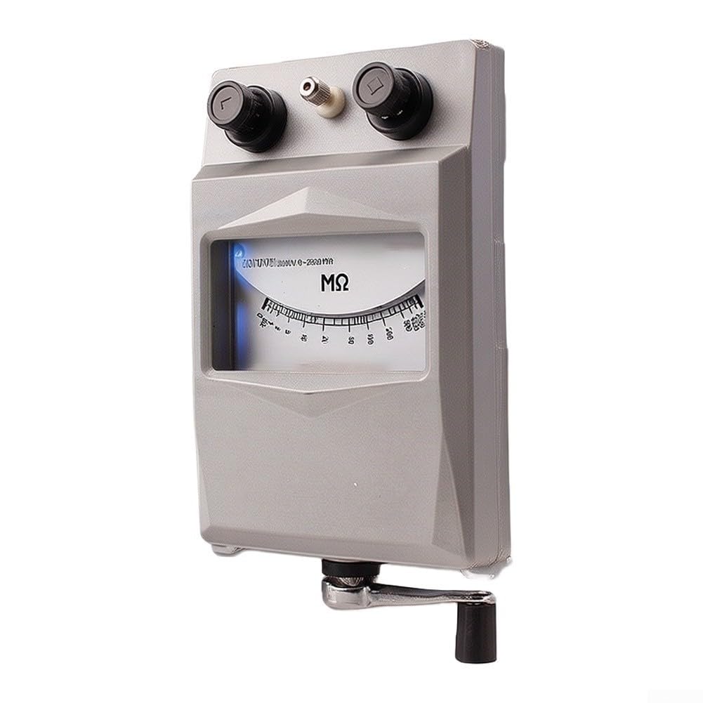 Probador de resistencia de aislamiento 1000V DC portátil Megger (ZC11D-10)