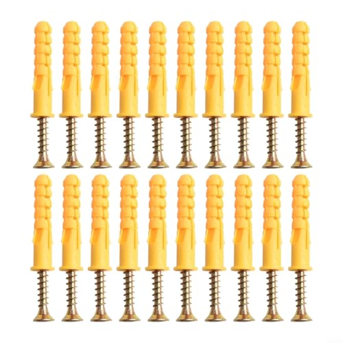 Tornillos de expansión, 20 anclajes de pared de acero inoxidable M8 40 y tornillos para paneles de yeso, hardware de montaje resistente