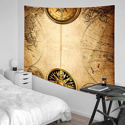 AMZOYO Arazzo con Mappa del Mondo, Arazzi da