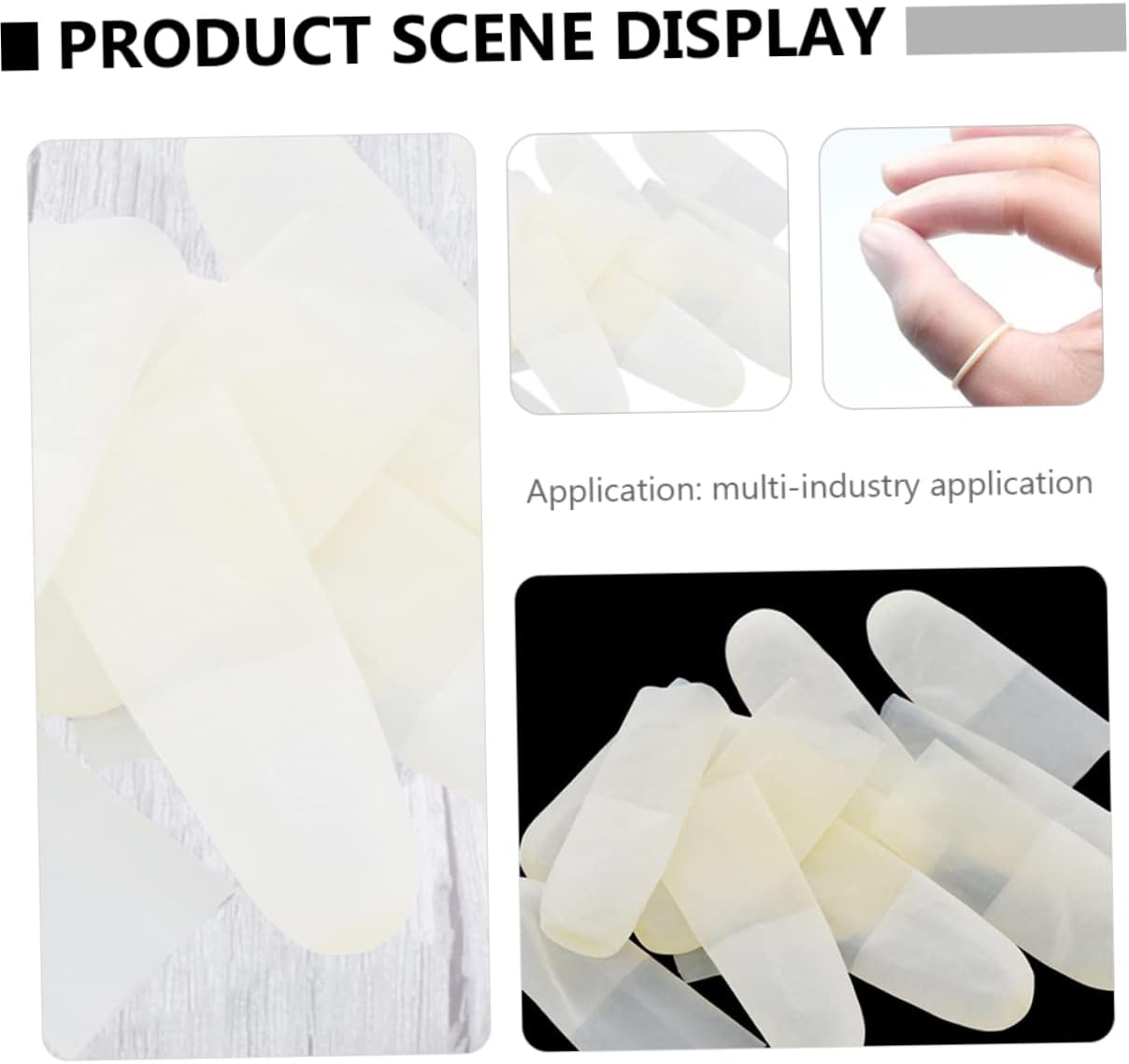 Finger Guards 150pcs White Disposable Anti-Static for Watchmaking Jewelry Cleaning