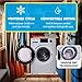 Marine Combo Washer Dryer RUST PROOF 1.62 cf/15 lbs 1400 RPM Salt Wash 110V