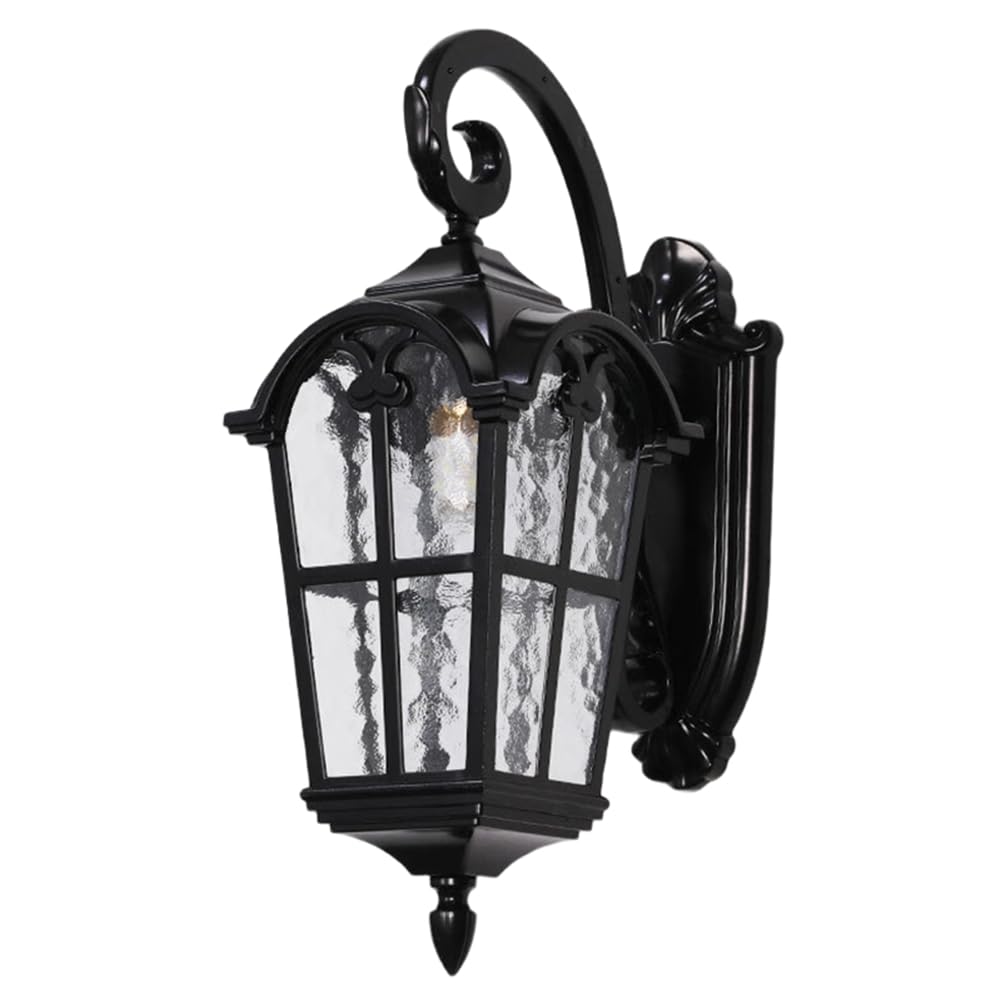 IJSDNVJNDX Outdoor Wall Light E26 Socket, Waterproof Exterior Light Fixture, Wall Mount Sconce Lantern for House Patio