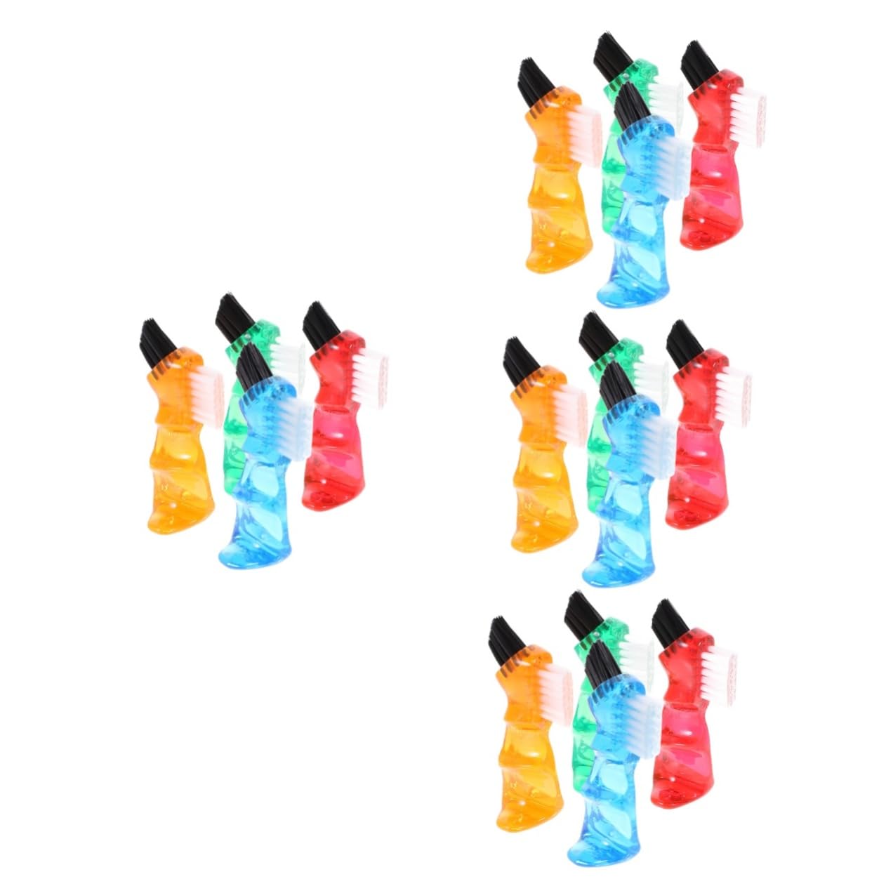 PACKOVE 4 Set Falso Spazzolino Da Denti Pennello Piccolo Teste Di Spazzolino Da Denti Adulti Dente Mini Spazzolino Da Denti Falsi Spazzolino Da Denti Per La Pulizia Plastica 4 Pezzi * 4