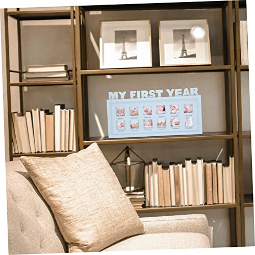 Abaodam 3 Pecas Moldura De Foto De Lama Com Impressão De Mão Lembrancinha Bebe Recem Nascido Quadro