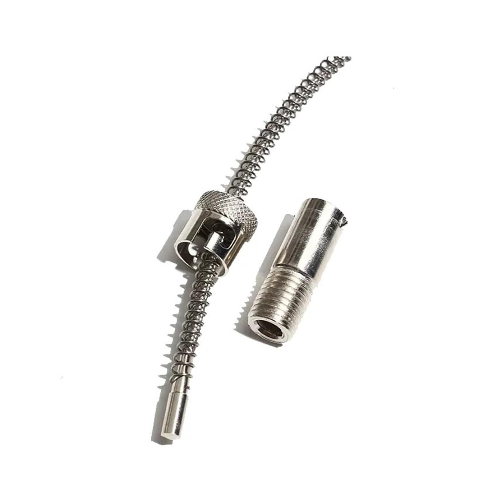 Sensor de temperatura de 5 uds con adaptador de rosca M12, Cable de bayoneta de 1/2/3/4/5M con funda de resorte(1m Cable Length)