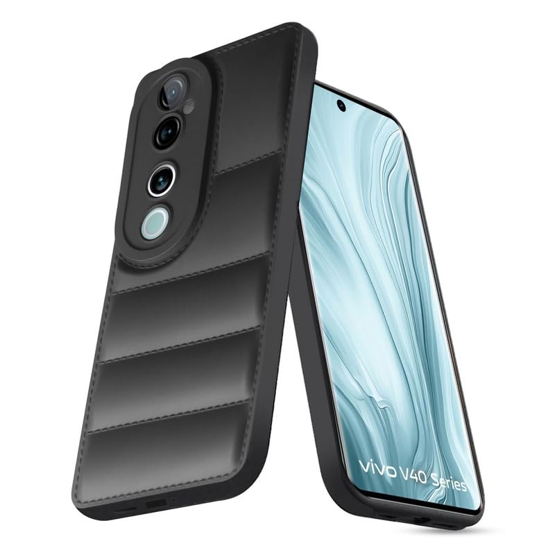 V-TAN Puffer Case Camera Protection Soft Back Cover for Vivo V40/V40 Pro (Black) (B0DFTTQHYL) Amazon Price History, Amazon Price Tracker