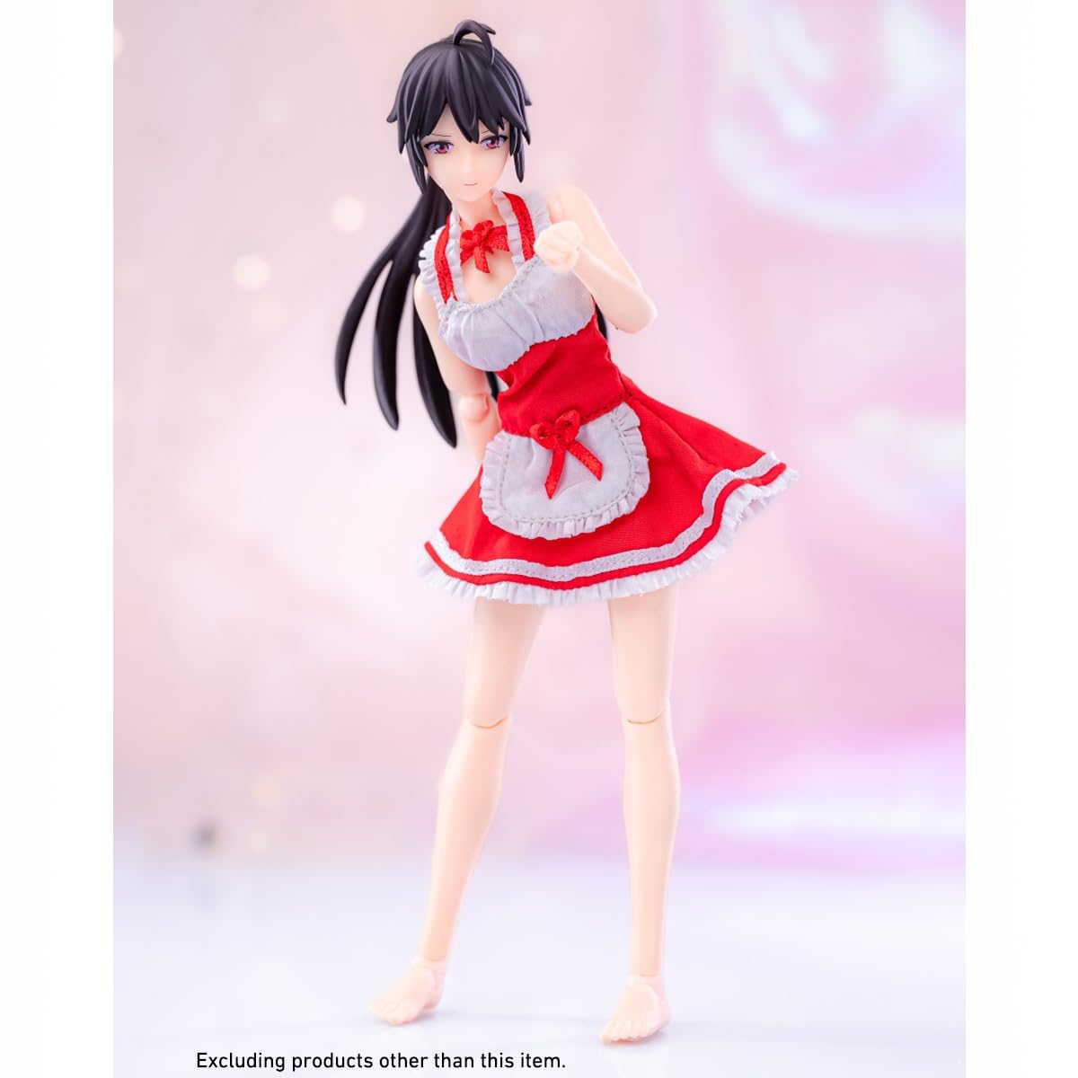 Amazon.co.jp: HiPlay HASUKI 1/12 メイド服 CS010B レッド フィギュア 