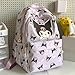 Roffatide Anime School Backpack All Over Print Casual Schoolbag Girls Laptop Backpack Travel Hiking Rucksack Purple
