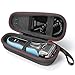 Estuche rígido de viaje para Braun Series 3 3040s 3010BT 3020 3030s 300s, Braun Series 5 5030s 5147s WF2s 5090cc 5050cc Razor eléctrico para hombre - Negro (Forro Negro)