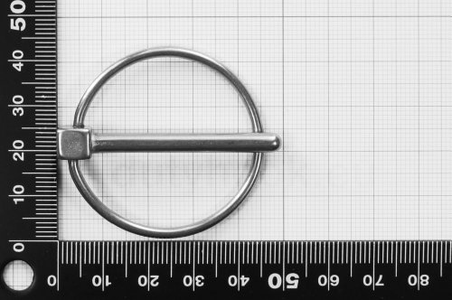 Klappsplint mit Ring 4,4mm, Edelstahl A4 AISI 316