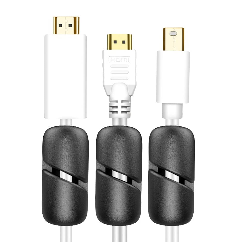 LUYING 20 Pieces Cable Holder Clips, Black Cord Management Organizer with Strong Adhesive Silicone Cable Management Clamps for organizing USB Cables, Power Cords, TV Cables, PC Cables and Audio Wire