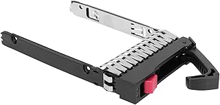2.5in SAS SATA Hard Drive Tray, Portable Silver Black SAS SATA HDD Tray Caddy Hard Drive Adapter Bracket,Applies to 2.5in LFF,for HP DL360 DL380 DL385 DL580 DL585 DL785 DL170H ML350 ML370 BL460C BL465