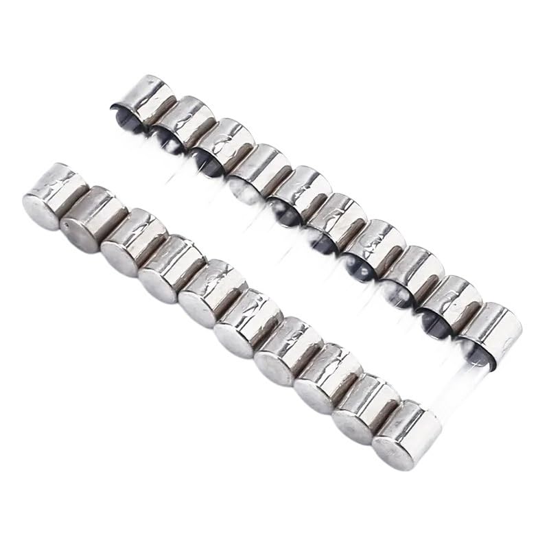 10 piezas fusibles de tubo de vidrio de acción rápida 5x20mm y 6x30mm 250V 5A miniatura 5