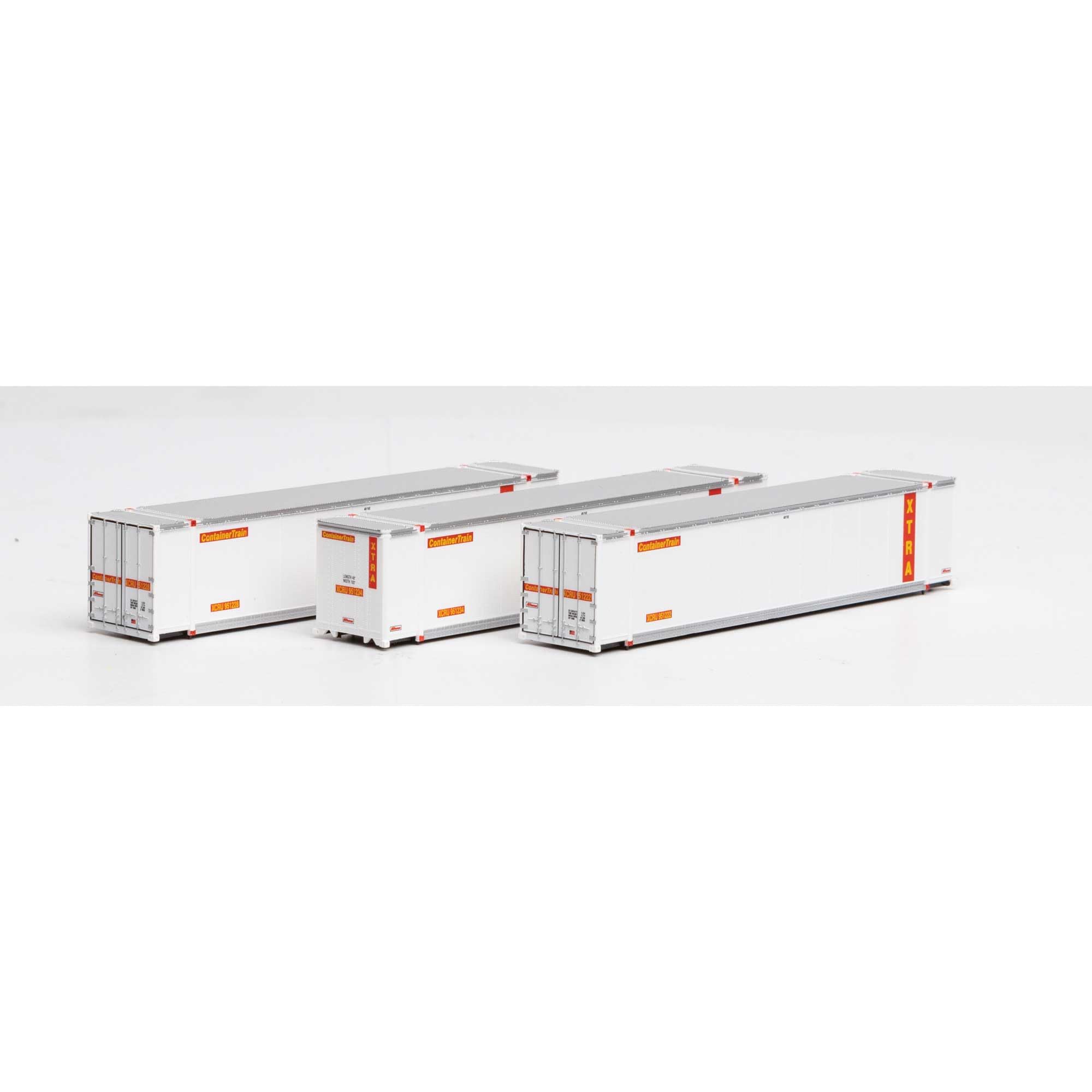 Athearn N 48' Container Xtra #1 3 ATH17304 N Vehicles
