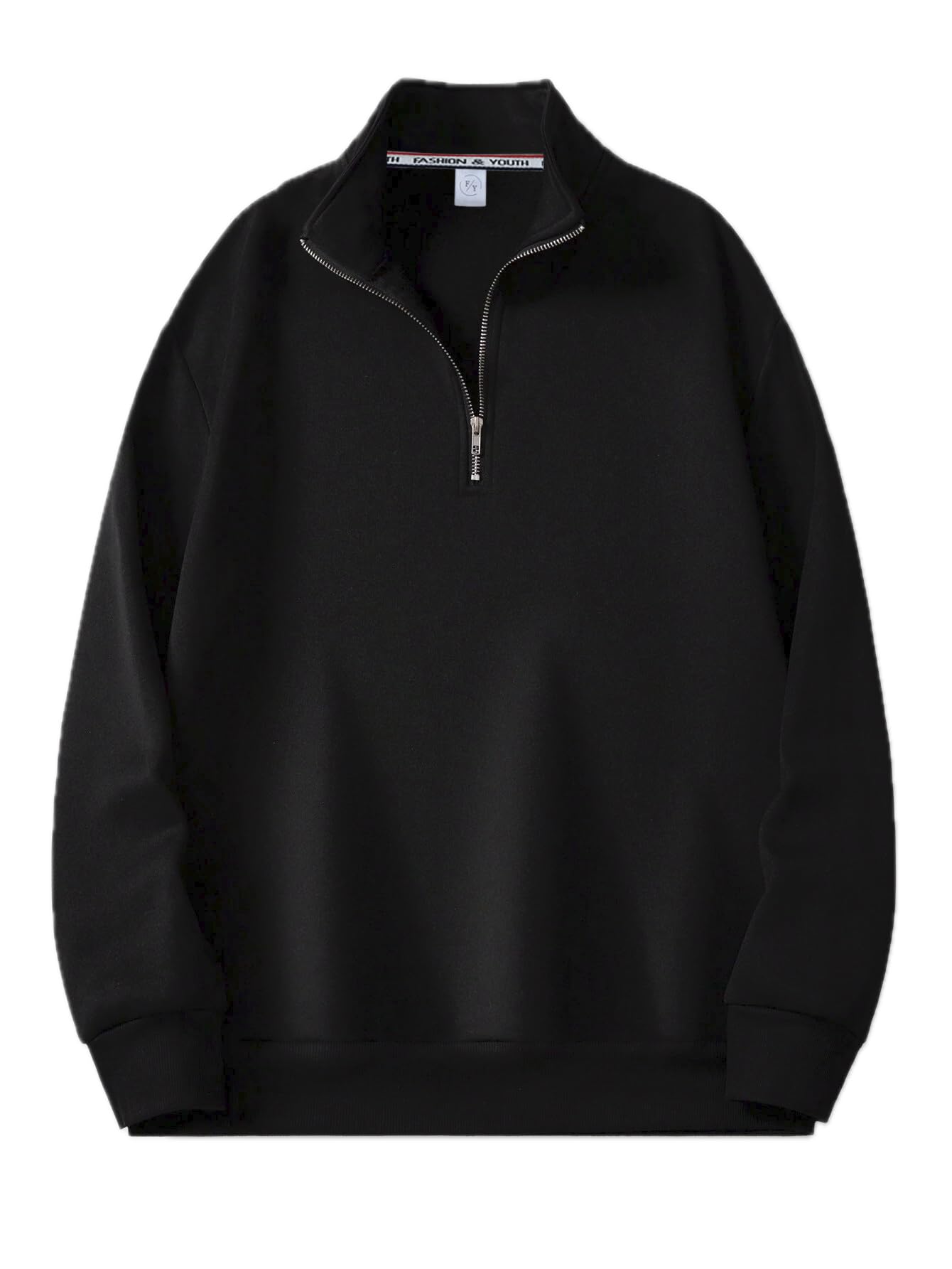 FASHION AND YOUTHPremium and Stylish Half Zipper Sweatshirt