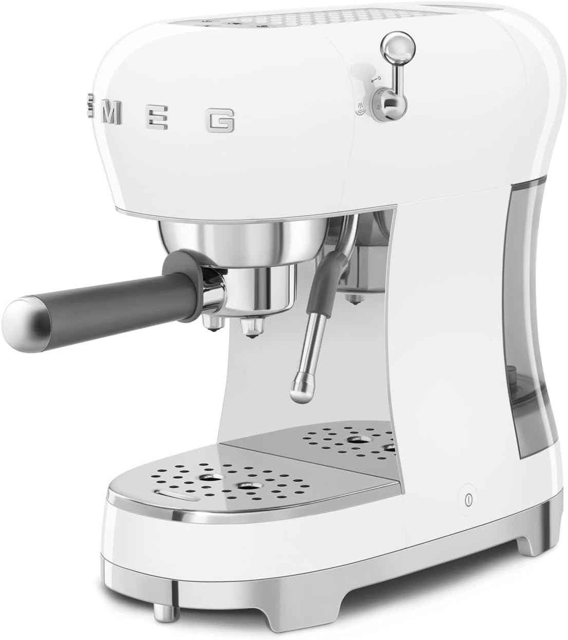 SMEG ECF02WHEU Macchina da caffè manuale Espresso Machine, Plastic, White 5 51+POGISSyL. AC SL1300