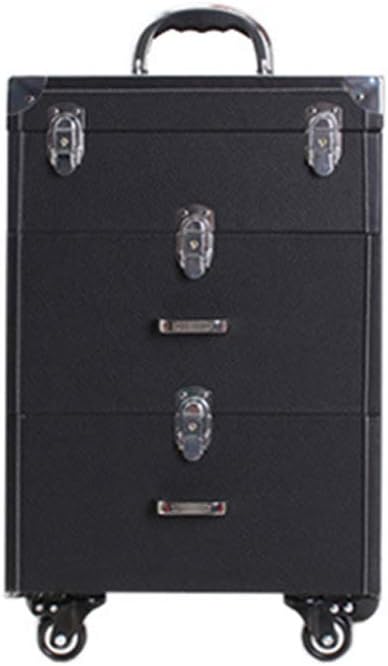 Trolley Cosmetic Case Professional Multi-Layer Drawer e Large Vanity Case Capacity Nail Storage Box Toolbox