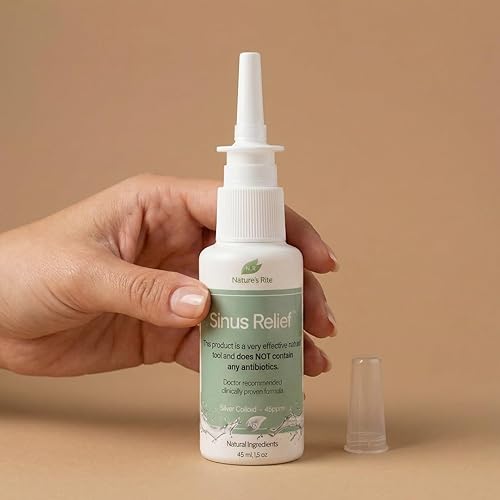 Miniatura 8 de Nature's Rite Sinus Relief™, 1.5 oz. (45 mL) – All-Natural Nasal Sinus Spray – Relief for Sinus Problems – Encourages a Healthy Sinus System –