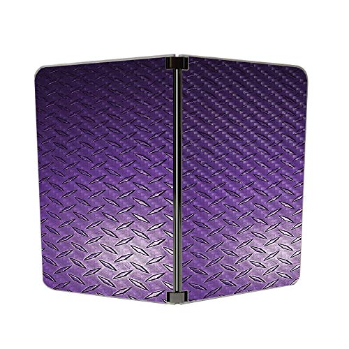 Image of MIGHTY SKINS Carbon Fiber Skin for Microsoft Surface Duo - Purple Diamond Plate | Protective, Durable Textured Carbon Fiber Finish | Easy to Apply | Made in The USA