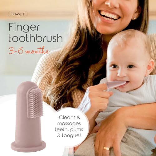 Image of Cherish Baby Care Baby Toothbrush (3-24 Months) - 3 Pack (Pink)