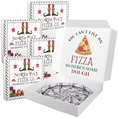 LIUBUJINGYING 5 Pcs Christmas Money Box for Cash Money Pizza