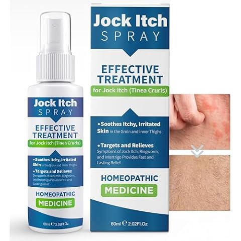 Terramed Just Think Comfort Jock Itch Spray | Itching Relief for Groin & Inner Thigh | Antifungal Jock Itch & Ringworm Spray| Deep Penetration,Soothing,Fast Absorption & Recovery Cover