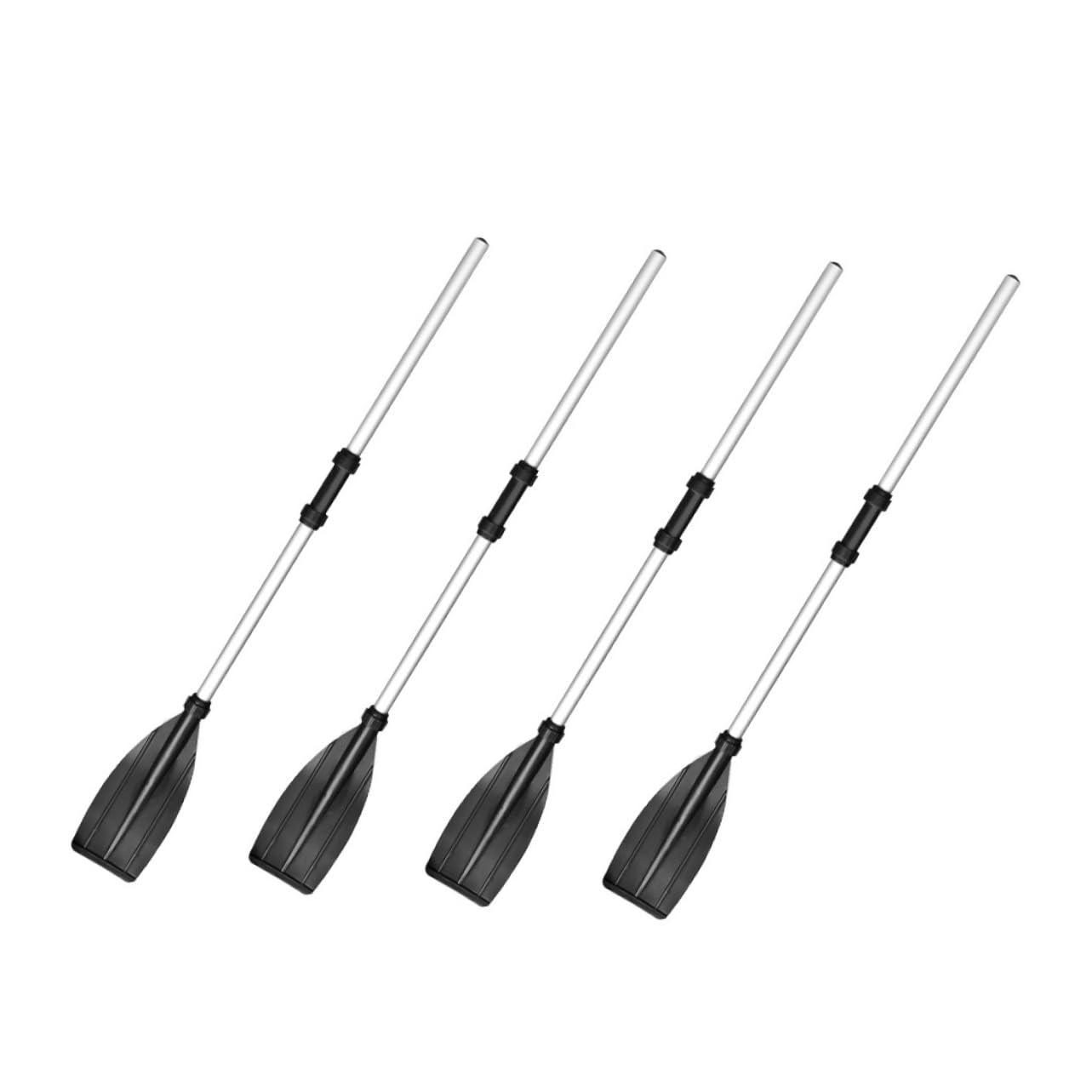 Anneome Portable Boat Oars Set 2 Pairs of Aluminum Alloy Kayak Paddles Quick Detachable Feature