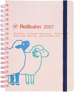 [Delfonix手帐 2027年版/2026年10月开始] Rollbahn Diary 绵羊 L(奶油色)