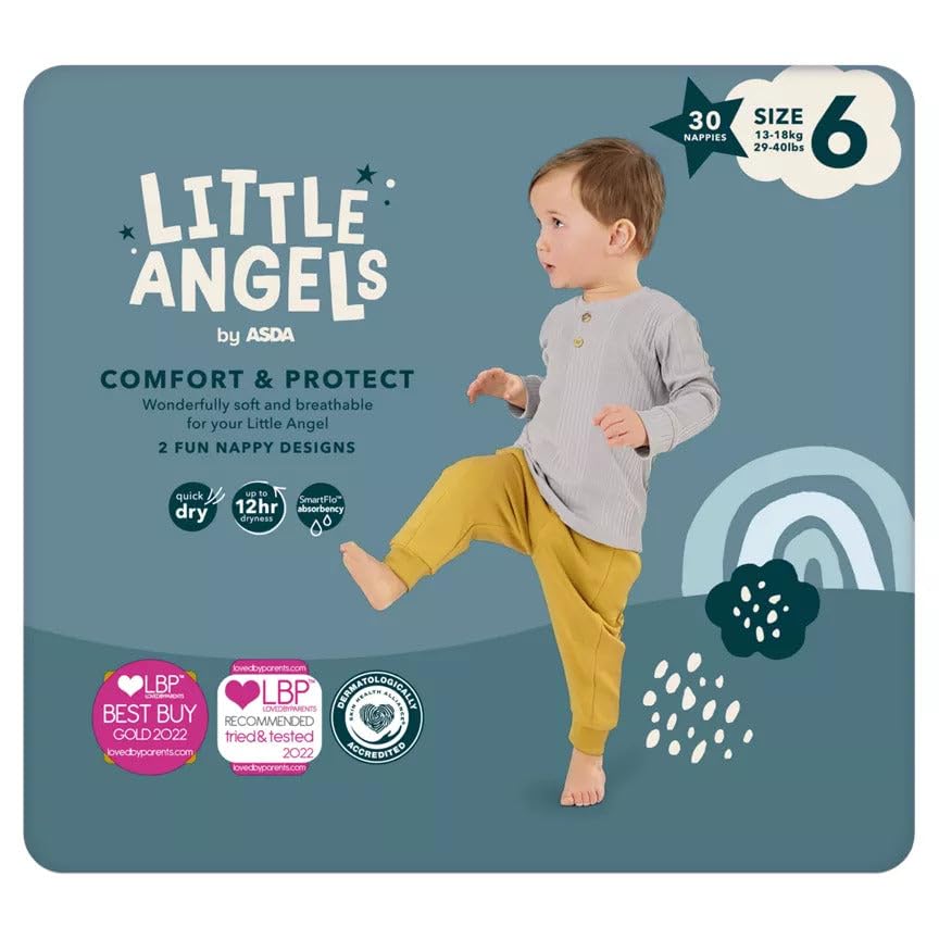 Little Angels Size 6 Nappies 30 Pack