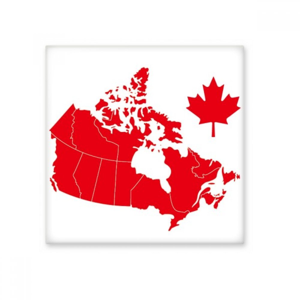 Carreau céramique feuille d'érable rouge Canada pour crédence cuisine