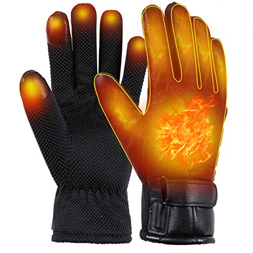 ECENR USB Heated Gloves Electric Heated Gloves Heated Motorcycle Gloves Hot Hands H
