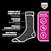 Pocket Socks Fashion Print Crew Socks for Women - Anti Theft Novelty Socks w/Hidden Zipper Stash Spot Pocket for Travel ID, Keys, Cash - Best Mom Ever