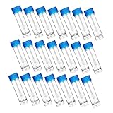 Beaupretty 40pcs Stool Specimen Pots with Built Spoon Lids Fecal Containers for Home Medical Diagnostic Use Secure Sampling Cups Laboratory Grade