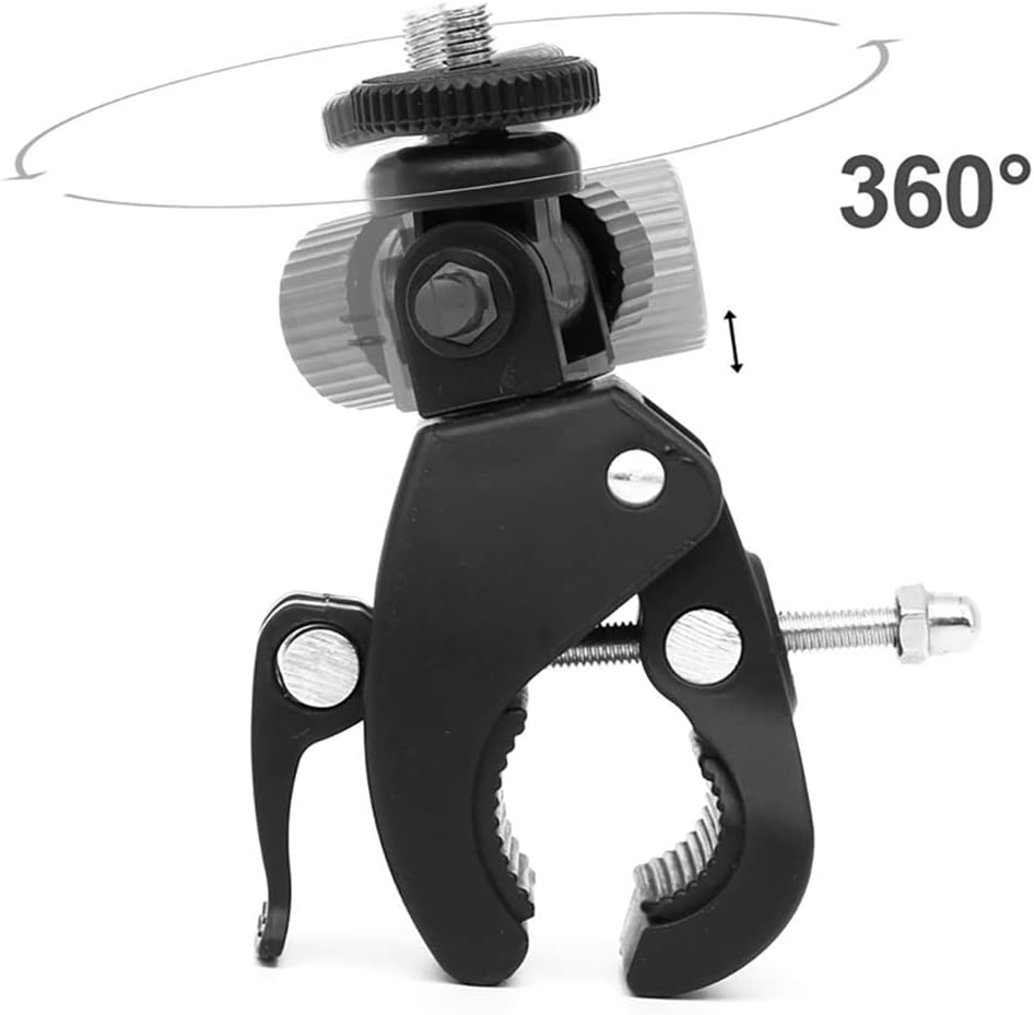 Screw Tripod Clamp Stand Sport Camera Holder Bicycle Mount Clip Holder