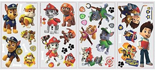 2 X RoomMates RMK2640SCS Paw Patrol Peel and Stick Wall Decals