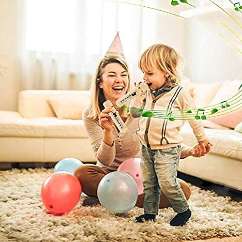 image for CDJX Wood Whistle,2 Pieces Wooden Train Whistle Kids 4 Tones Whistle T