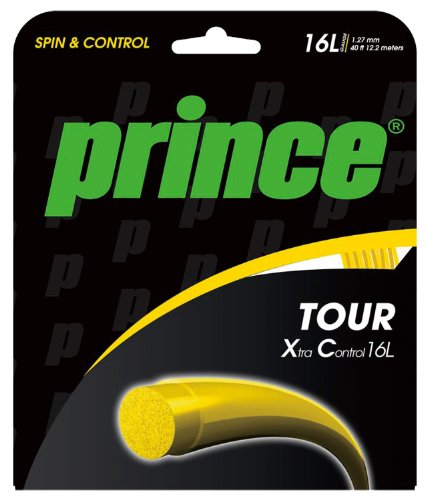 Prince Tour XC Tennis String Set-15L Gauge-Yellow