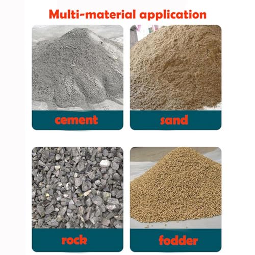 JARYANNIX 7.23 Cu. Ft Cement Mixer,Electric Concrete Mortar Mixer 360° Rotation,Portable Concrete Mixing Machine, Cement Mixing Machine,110v/60HZ 1Kw