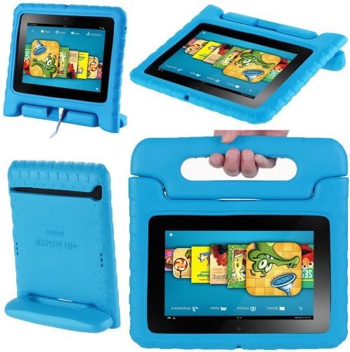 i-Blason ArmorBox Kido Series for Kindle Fire HD 7 Inch Tablet Convertible Stand Cover Case Kids Friendly (will only fit Kindle Fire HD 7" 1st Generation 2012) (Blue)