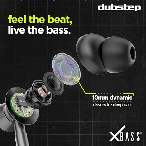 Image of Dubstep Squad M10 with X-Bass Technology, 10mm Dynamic Drivers in-Ear Type C Wired Earphones with Mic Compatible with Samsung, Oneplus, Xiaomi, Redmi, Vivo, Oppo & All Type C Phones - Stirling Silver